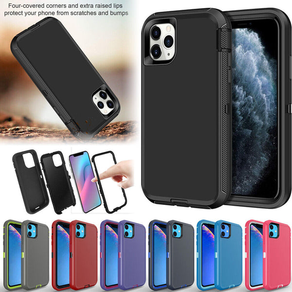 For Apple iPhone 15 Pro Max Shock proof Heavy Duty Hard Rugged Case Cover