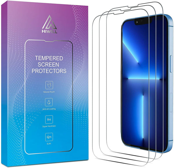 3 PACK 9H Tempered Glass Screen Protector for Apple iPhone 15 Pro