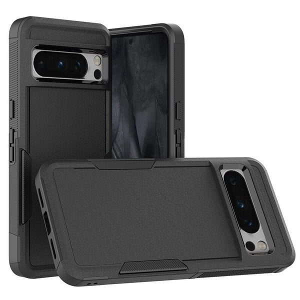 For Google Pixel 8A 5G Dual Layer Tough Bumper Cover Rugged Case