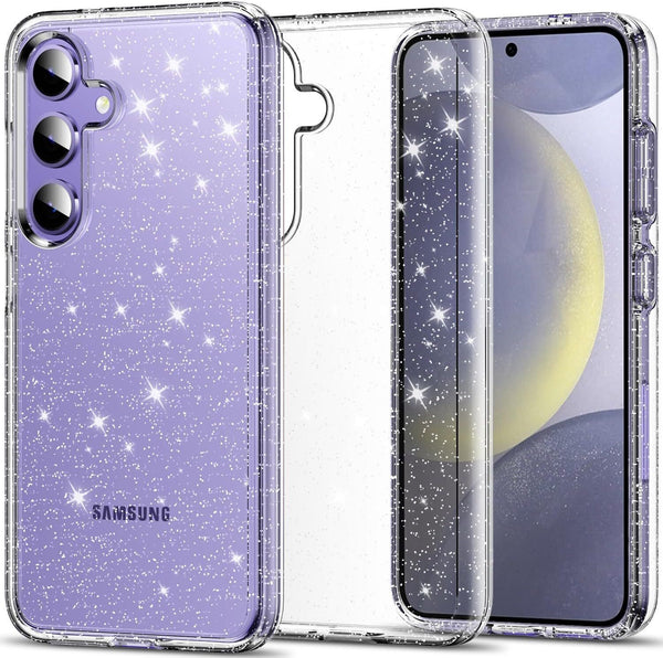 For Samsung Galaxy A55 Symmetry Glitter Hybrid Heavy Duty Case Cover