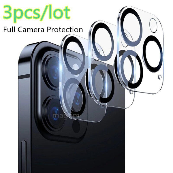 For Apple iPhone 15 Plus 3PACK Camera Lens 9H Tempered Glass Screen Protector