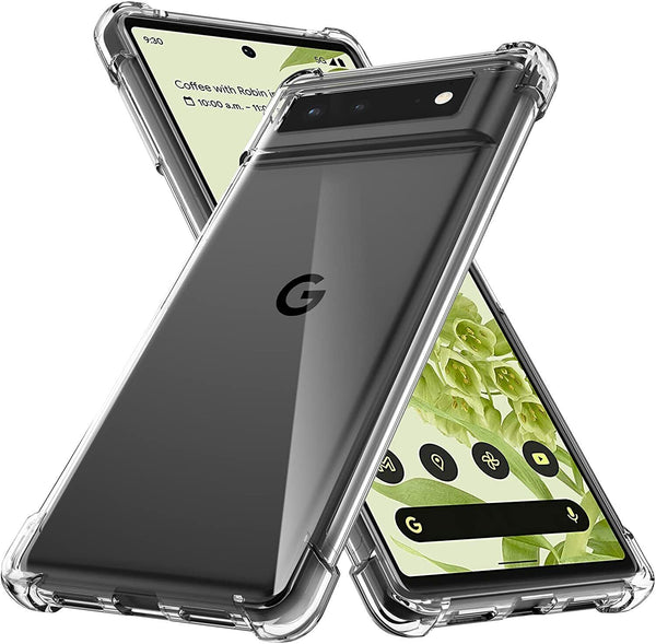 Google Pixel 7A 5G Shockproof Absorption Bumper Flexible TPU Soft Gel Case