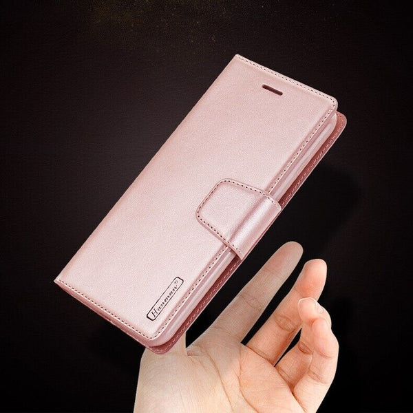 For Nokia C32 Hanman Leather Wallet Flip Case Cover