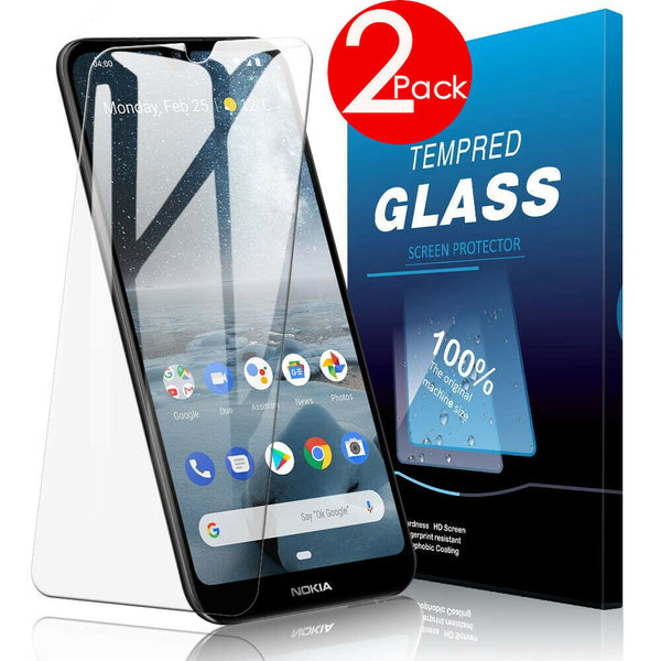 2 PACK 9H Tempered Glass Screen Protector for Nokia G22 4G