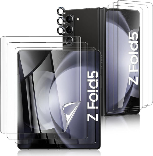 Top Screen Protector Set For Samsung Galaxy Z Fold 5 5G Full Inner & Back & Lens