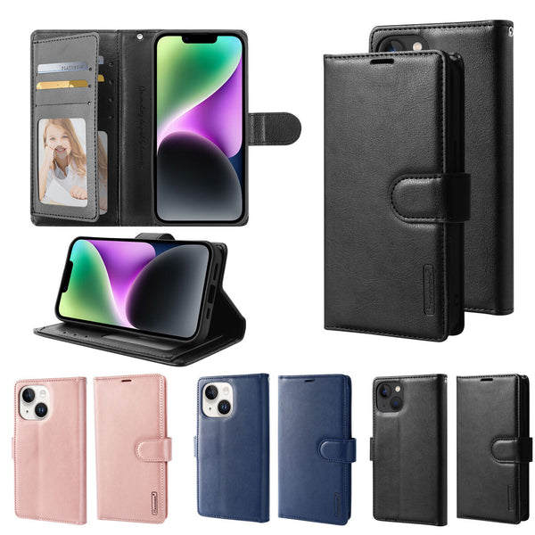 For Apple  iPhone 16 Pro Max / iPhone 16 Pro / iPhone 16 Plus / iPhone 16 Hanman 7 Cards Wallet Flip Card Holder Phone Case