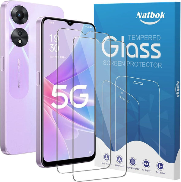 2 Pack 9H Tempered Glass Screen Protector For OPPO A98 5G