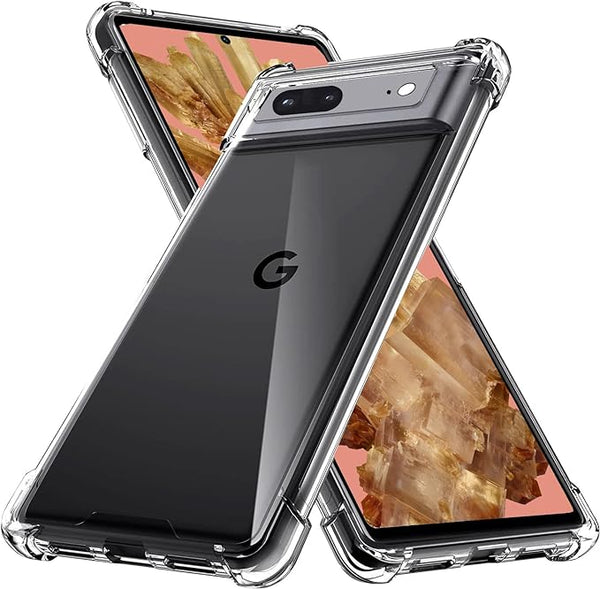 Google Pixel 8 Pro 5G Shockproof Absorption Bumper Flexible TPU Soft Gel Case