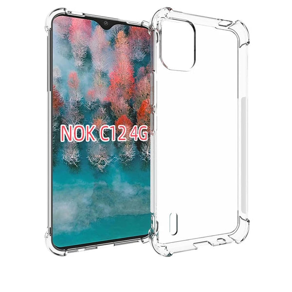 Crystal Shock proof Flexible Gel case For Nokia C12