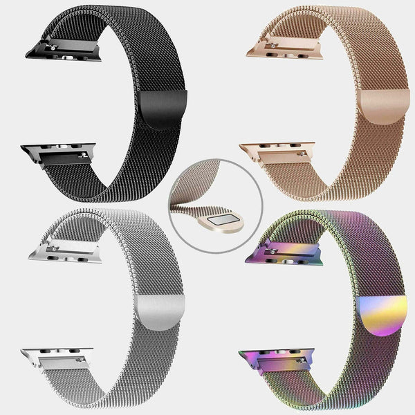 Band For Apple Watch 38 40 41 42 44 45 49 mm  Milanese Magnetic Stainless Loop iwatch