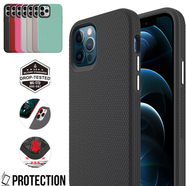 For Apple iPhone 16 Pro Max / iPhone 16 Pro / iPhone 16 Plus / iPhone 16  UnSlip Liquid Dual Armor Case Heavy Duty Cover