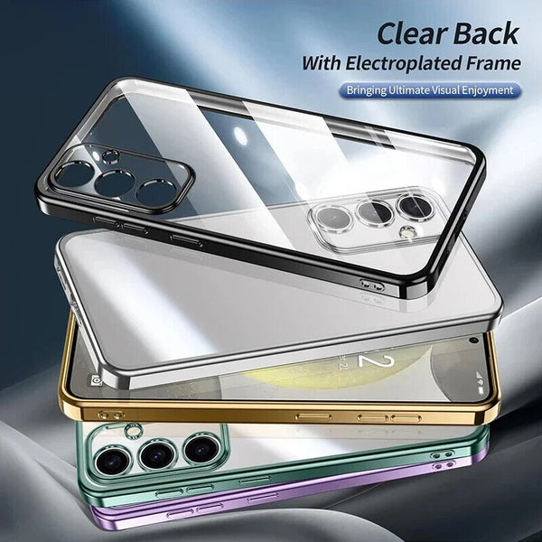 Luxury Plating Soft Gel Case Clear Shell Shockproof Cover For Oppo Reno12 Pro 5G