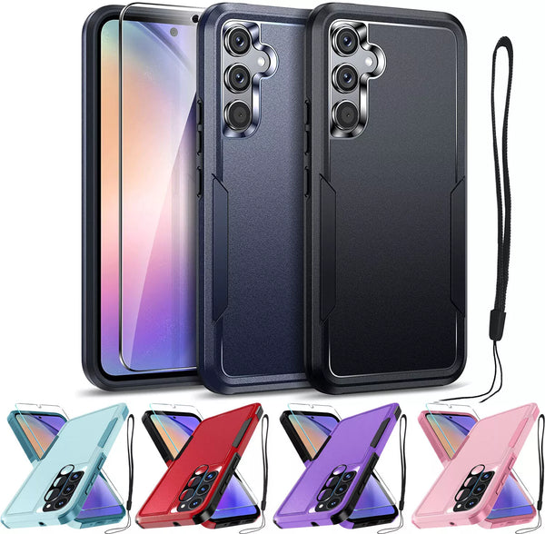 For Samsung Galaxy A16 5G Dual Layer Tough Cover Rugged Case