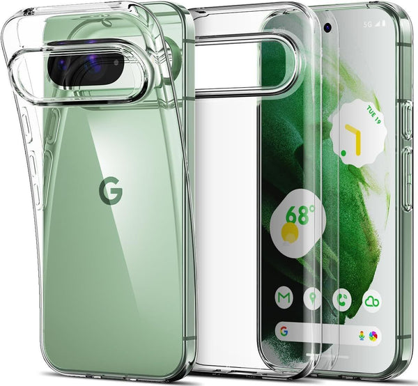 New Google Pixel 9 Pro XL 5G All Clear Slim Shockproof Flexible TPU Gel Case