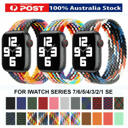 For Apple Watch Series Ultra SE 8 7 6 5 4 3 IWatch Band Nylon Strap 38 40 41 42 44 45 49mm