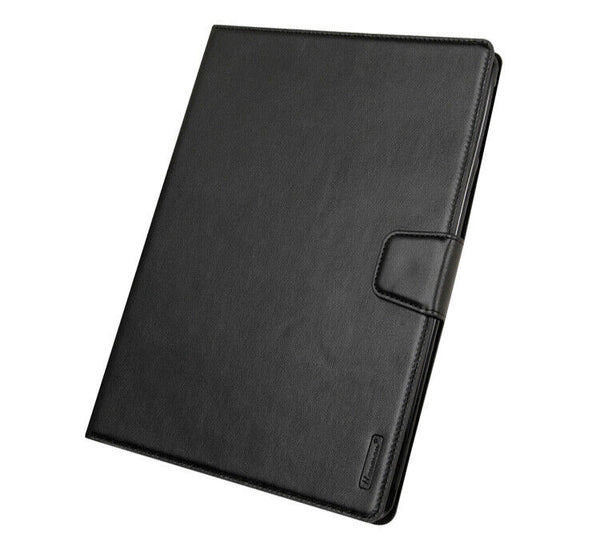 For Apple iPad Pro 11 inch 2024 Premium Hanman Leather Flip Wallet Stand Cover Case