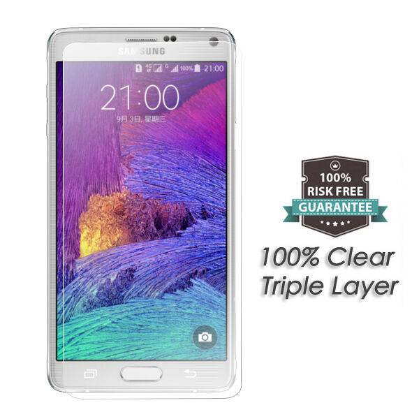 Ultra CLEAR Screen Protector Guard For Samsung Galaxy Note 4 N9100