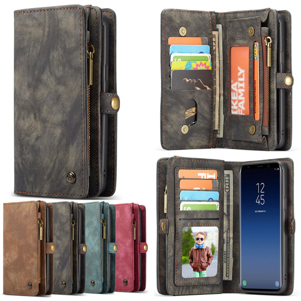 Genuine CaseMe Leather Purse Wallet Case Cover For Samsung Galaxy S22 S20 S21 FE