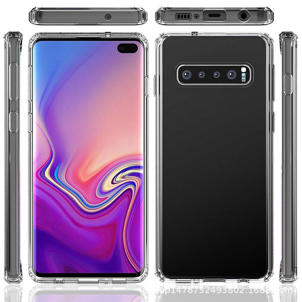 For Samsung Galaxy S10 S10+ Plus S10e SlimGrip Shockproof Hybrid TPU Bumper Case