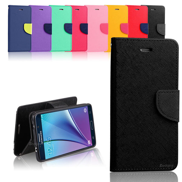 New Diary Wallet Case Cover for Samsung Galaxy Note 5 & S6 edge Plus +