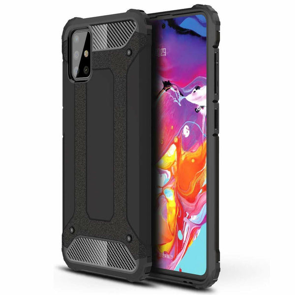 For Samsung Galaxy A51 A71 Heavy duty Deluxe Hybrid Case Rugged Shockproof Cover