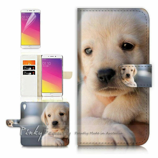 Doggy TPU Phone Wallet Case Cover For Oppo A96 - 21086