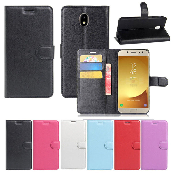 NEW MAXCASE Leather Wallet Flip Case Cover For Samsung Galaxy J2 Pro 2018