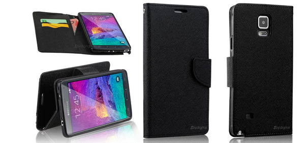 New Diary Wallet Case Cover for Samsung Galaxy Note 4 & Note 5