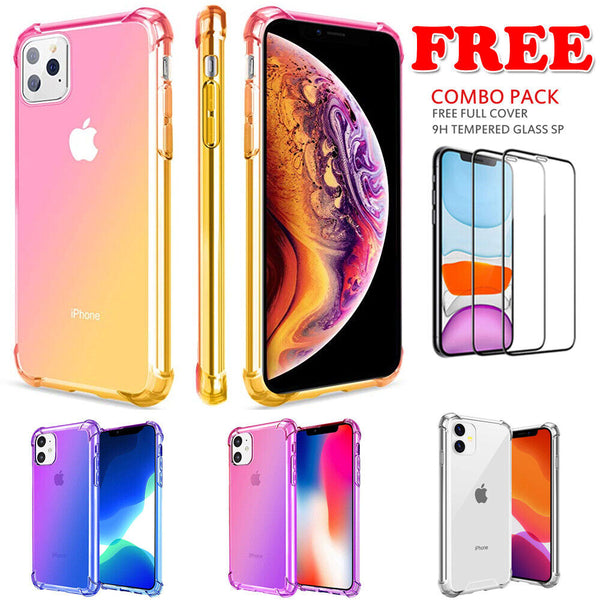 For Apple iPhone 12 Pro Max / 11 Shock proof Flexible TPU Gel Rubber Soft Case