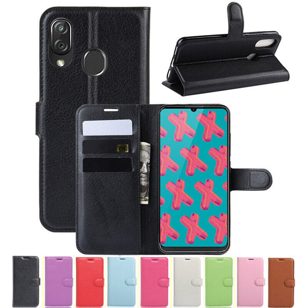 New Premium Leather Wallet PHONE Case TPU Cover For Alcatel 1V 2020