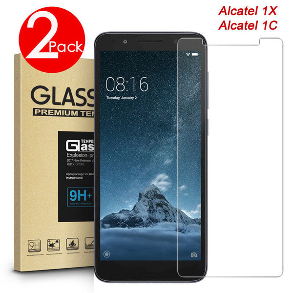 2 PACK Premium 9H Tempered Glass Screen Protector for Telstra Essential Plus 3