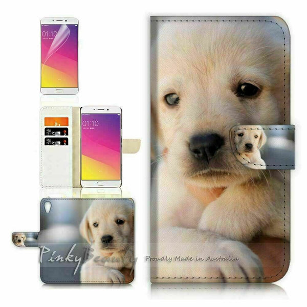 Doggy TPU Phone Wallet Case Cover For Oppo AX5S - 21086