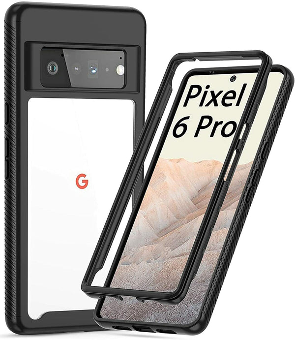 Shockproof Hybrid Protective Case TPU Trim Bumper Google Pixel 6a / Pixel 6 Pro