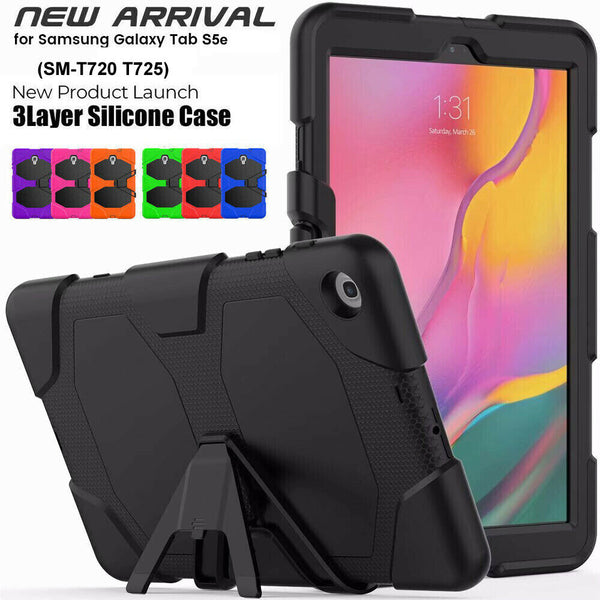 For Samsung Galaxy Tab S5e T720 Tab S6 Lite Heavy Shockproof Survivor Case Cover