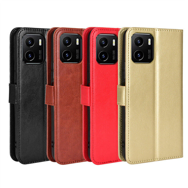 For OPPO A57S / A57 /A77 5G Premium PU Leather Wallet Flip Protective Case Cover