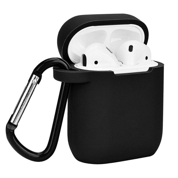 For Apple Airpods 1 & 2 Shockproof Silicon slim Skin Charging case Rubber Cover