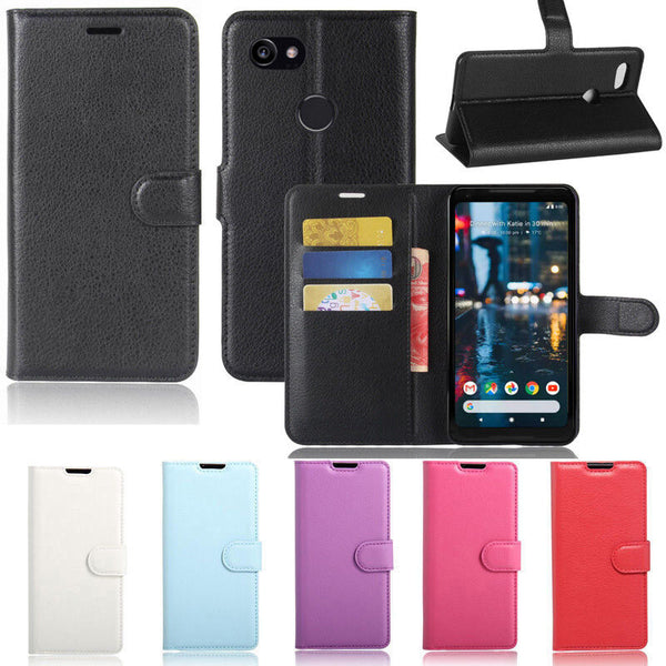 New Leather Wallet TPU Case Cover For Google Pixel 3a / Pixel 2 XL / Pixel 3 XL