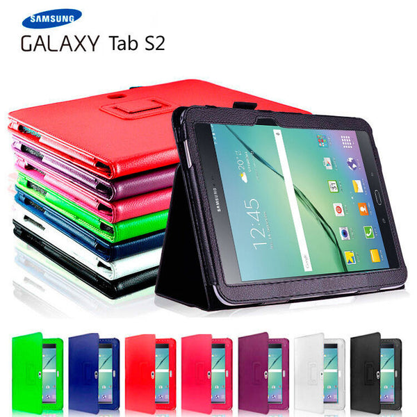 Premium Flip Leather Case Cover For Samsung Galaxy Tab S2 S3 9.7" 8.0" T815 T715