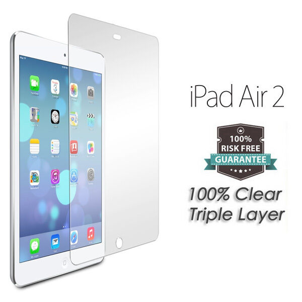 Ultra CLEAR Screen Protector Guard For Apple iPad Air 2 2nd Gen 6