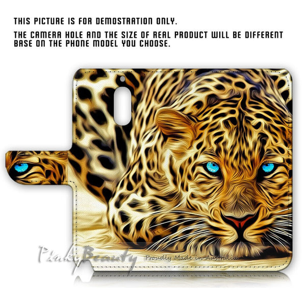 Leopard Wallet Case Cover For Nokia 2.2 / 2.3/ 3.2 / 4.2 / 1.3 / 5.3 - 21046