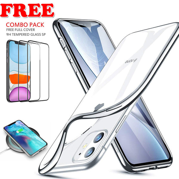 For Apple iPhone 11 Pro Max Crystal Flexible TPU Gel Rubber Soft Skin Case Cover