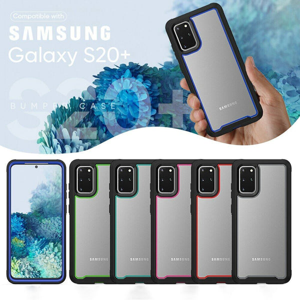 For Samsung Galaxy S20 Plus S20+ 5G Rubber Edge Shockproof Hybrid Hard Back Case