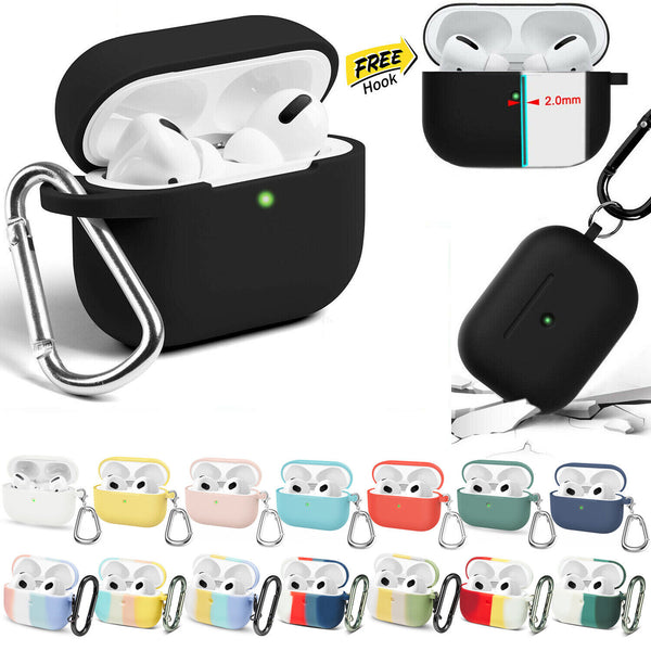 For Apple Airpods 3 Durable Shockproof Silicon Skin Charging Case Rubber Cover