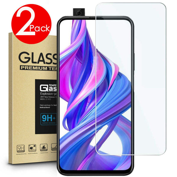 2 PACK Premium Tempered Glass Screen Protector For JB HI-FI HUAWEI Y9 Prime 2019