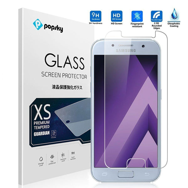 New Tempered Glass Film Screen Protector for Samsung Galaxy A5 2017 32GB