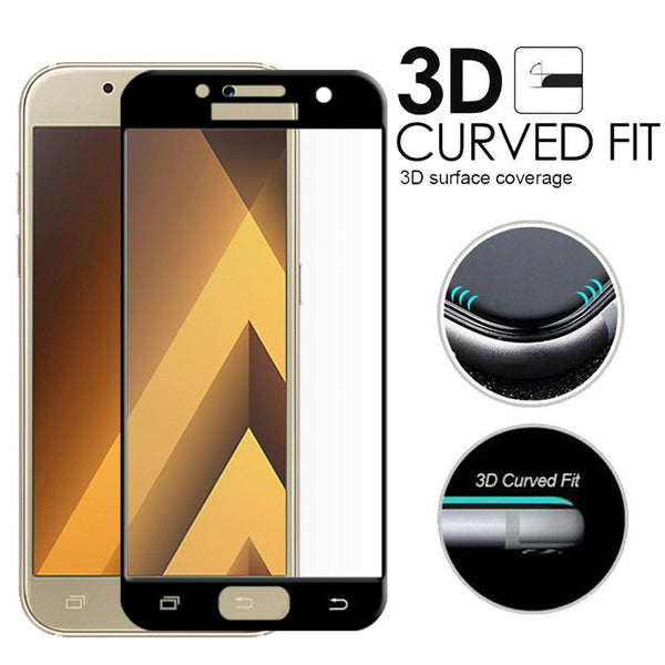 9H Full Tempered Glass Screen Protector F Samsung Galaxy A5 A7 J8 J2 J5 J7 Pro