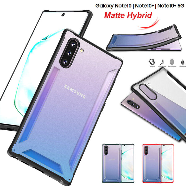 Samsung Galaxy Note 10+ Plus 5G SlimGrip Shockproof Matte Hybrid TPU Bumper Case