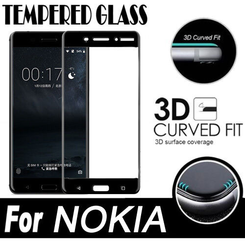 9H Full Coverage Tempered Glass Screen Protector for NOKIA 7.2 2.2 1.3 5.1 5.3