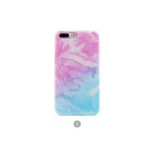 For  iPhone 8 & 8 Plus - 3D Luxury Glossy Granite Marble Stone Gel TPU Case