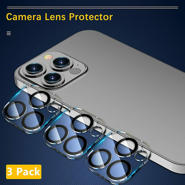 3PACK Camera Lens 9H Tempered Glass Screen Protector for Apple iPhone 13 Pro Max